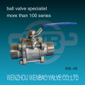 Válvula de esfera de aço inoxidável da flange do ANSI que flutua Q41f - 150 libras